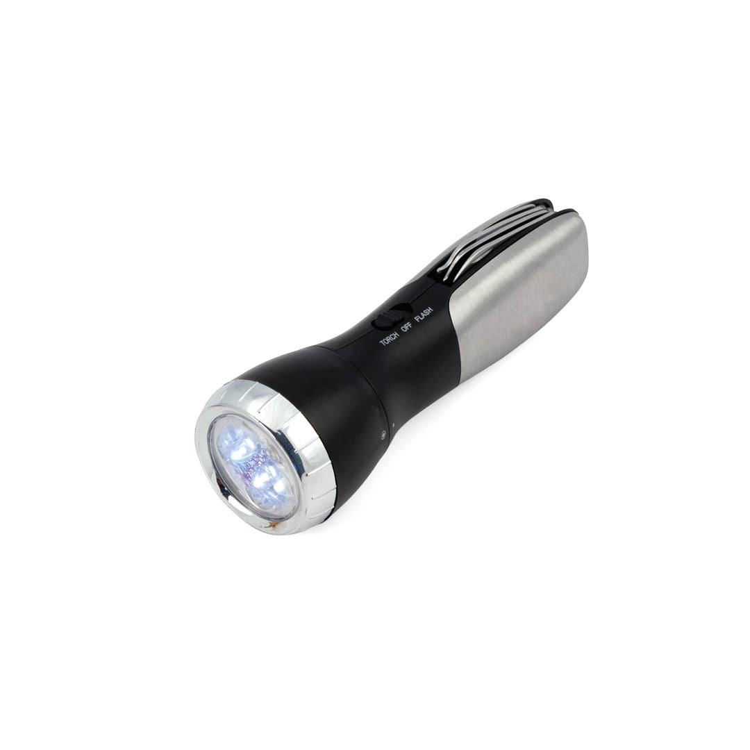 Zaklamp multifunctioneel 12 functies RVS zwart/zilver - Afbeelding 5