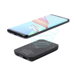 Festicharge draadloze magnetische powerbank zwart 5000 mAh