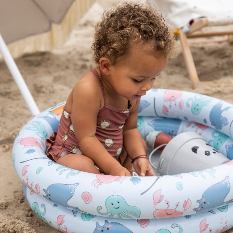 Opblaasbaar baby zwembad zeedieren - Afbeelding 3