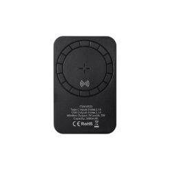 Alternative view of Festicharge draadloze magnetische powerbank zwart 5000 mAh