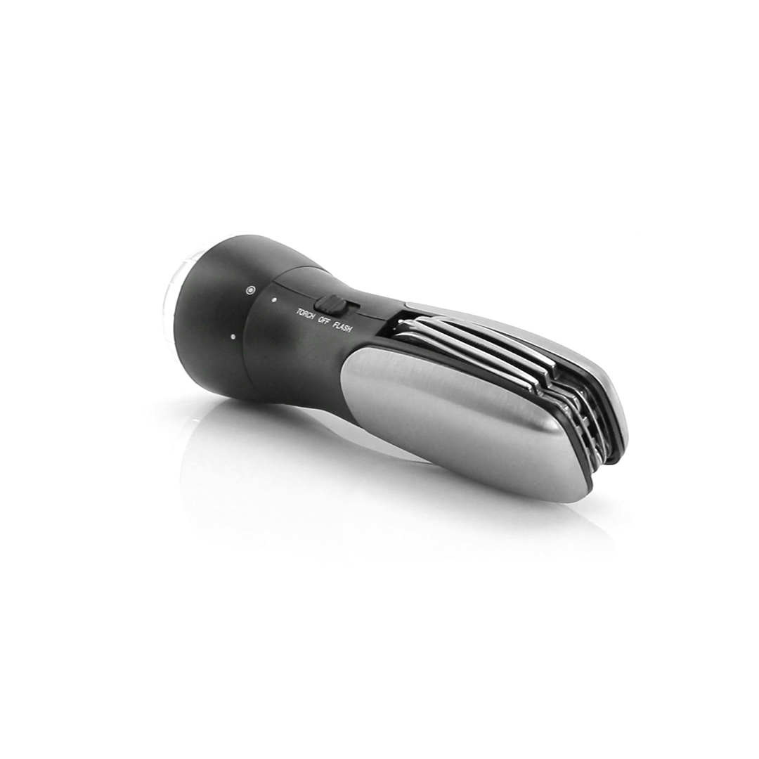 Zaklamp multifunctioneel 12 functies RVS zwart/zilver - Afbeelding 4
