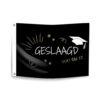 Geslaagd vlag goud/wit - 90 x 150 cm