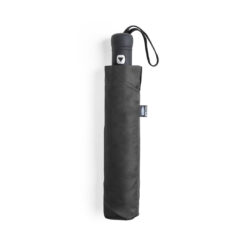 Alternative view of Duurzame RPET paraplu met reflecterende strip - 100 cm - zwart