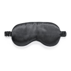 Slaapmasker satijn zwart