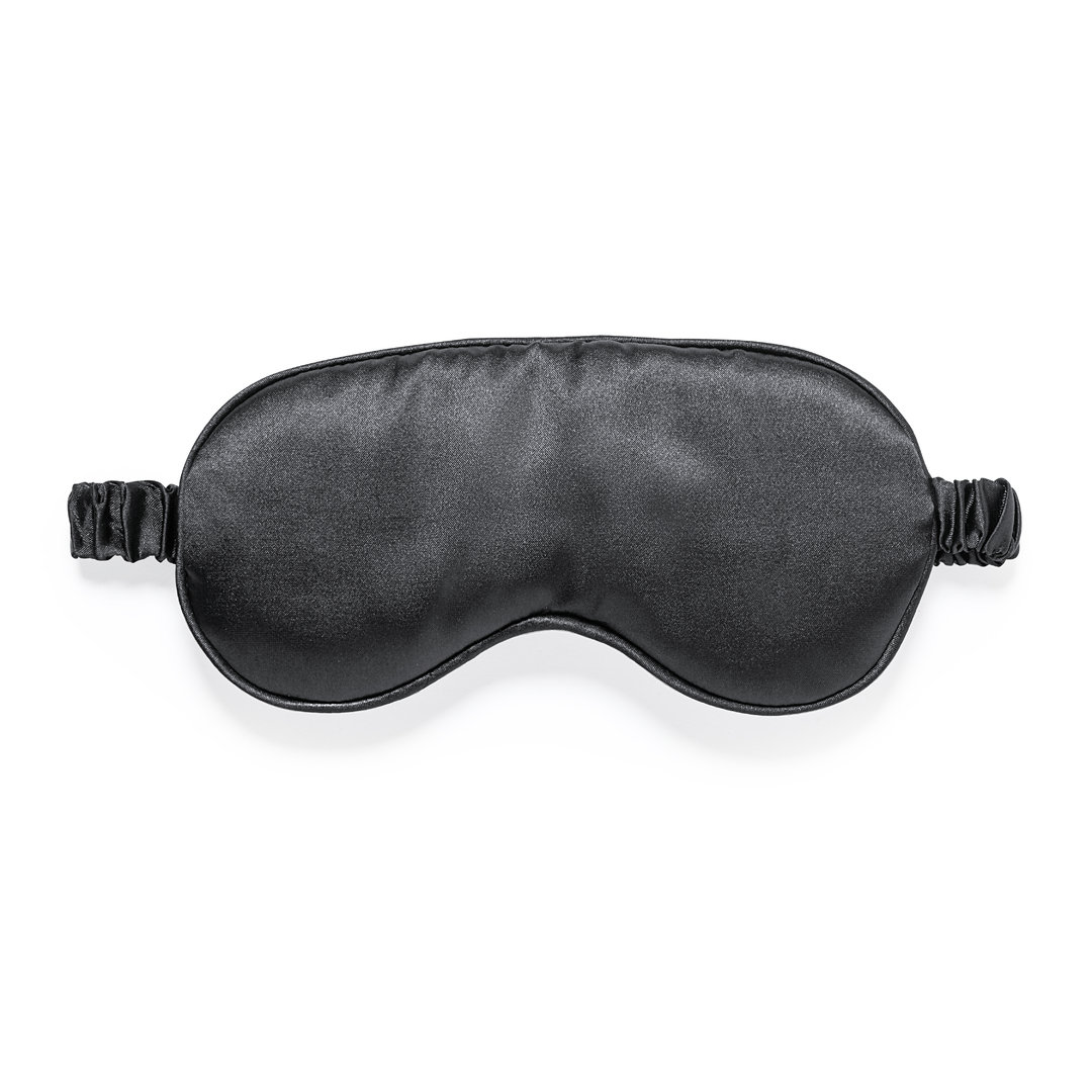 Slaapmasker satijn zwart