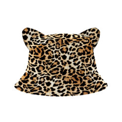 Yucka vissershoedje panter met oortjes - 58 cm