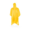Herbruikbare regenponcho volwassenen geel