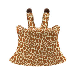 Yucka vissershoedje giraf met oortjes - 58 cm