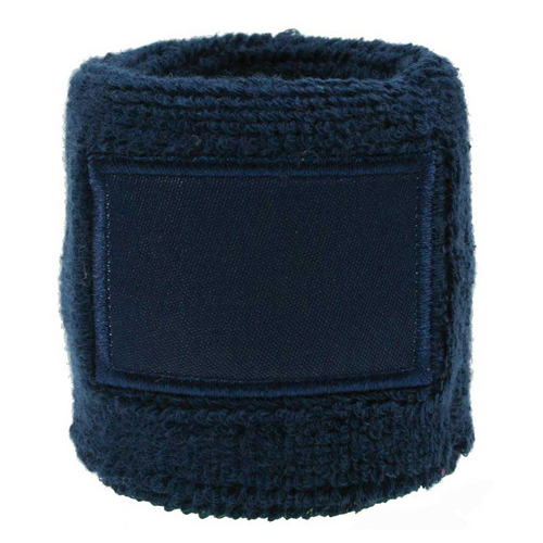 L-merch zweetbandje met patch navy