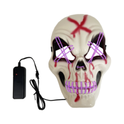 Halloween skull masker met verlichting
