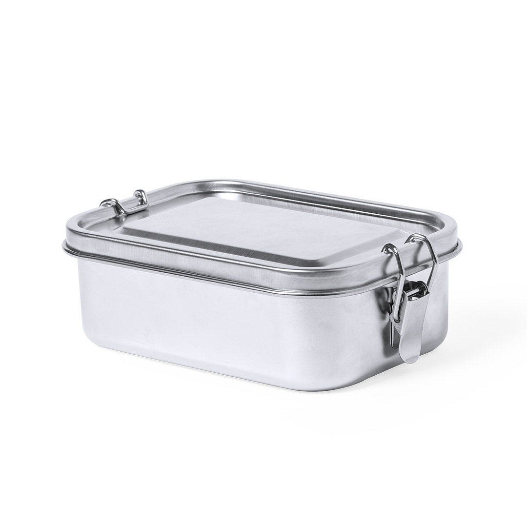 Broodtrommel RVS 750 ml zilver