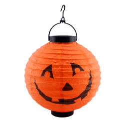 Alternative view of Pompoen lampion 20 cm papier oranje