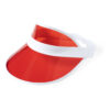 Verstelbare zonneklep PVC rood