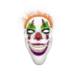 Halloween creepy clown masker