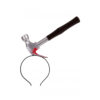 Halloween haarband met hamer
