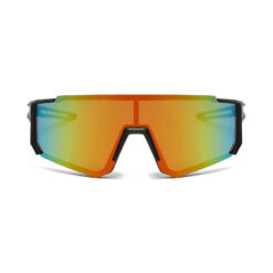 Alternative view of Zwarte sport zonnebril - Blauw/geel glas