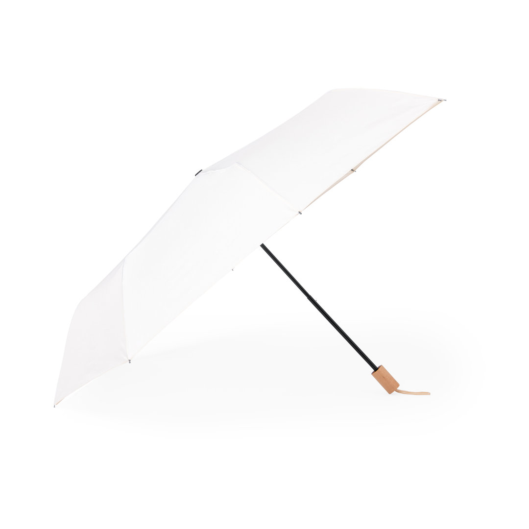 Paraplu met houten handvat - 106 cm - naturel