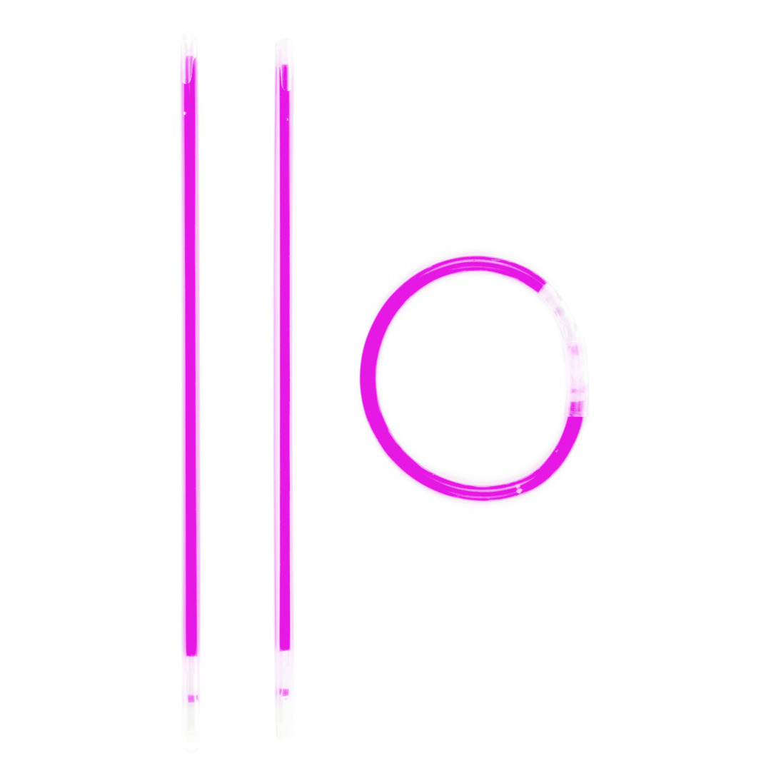 Glowsticks breekstaafjes - 100 stuks - Roze