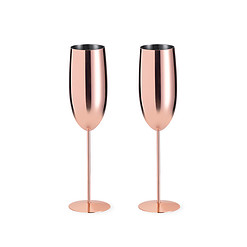 Set champagneglazen - Rose goud