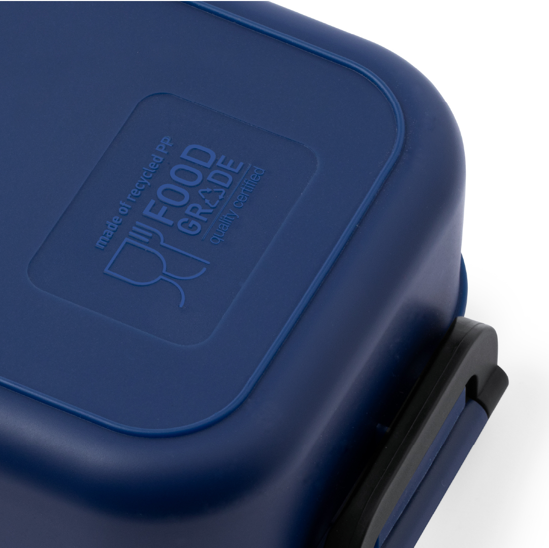 Lunchbox 900 ml blauw - Afbeelding 4