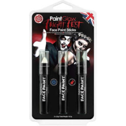 PaintGlow Halloween Face & Body Paint Sticks set