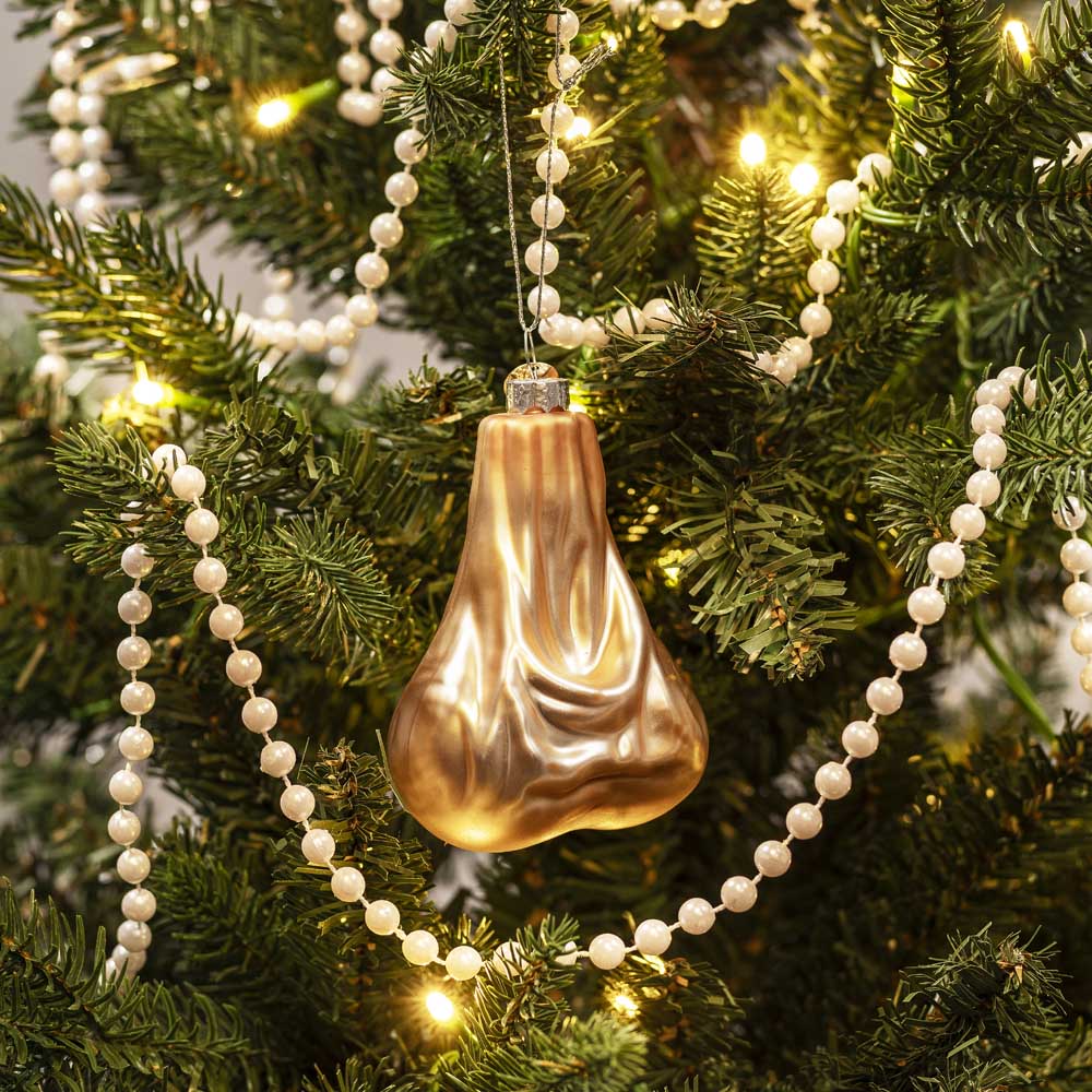 Santly gouden ballen kerstornament - Afbeelding 2