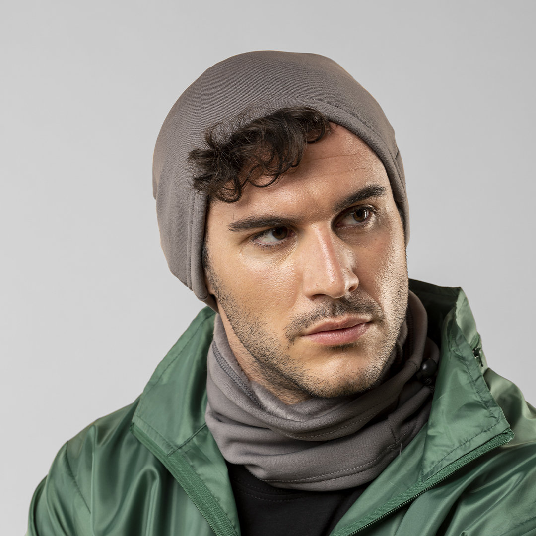 Sportmuts fleece grijs - Afbeelding 4