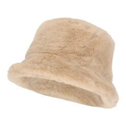 Alternative view of Bucket hat imitatiebont beige - 56 cm