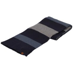 Alternative view of Sjaal heren 180 x 20 cm gebreid navy