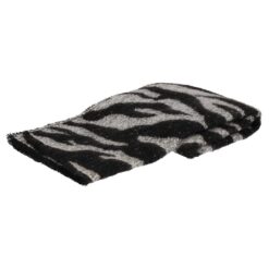 Alternative view of Zebraprint sjaal 200 x 50 cm zwart/wit