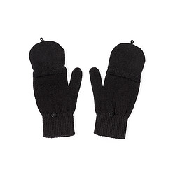 Alternative view of Vingerloze handschoenen acryl one size - zwart