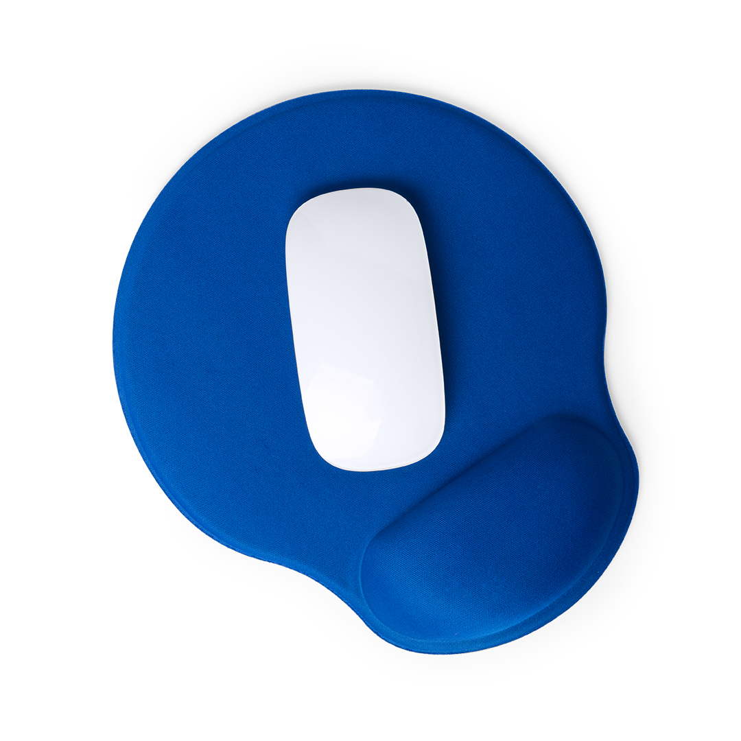 Ergonomische muismat met polssteun blauw - Afbeelding 2