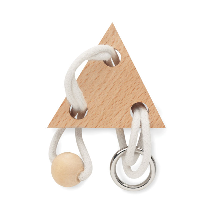 Breinbreker puzzel driehoek hout - Afbeelding 2