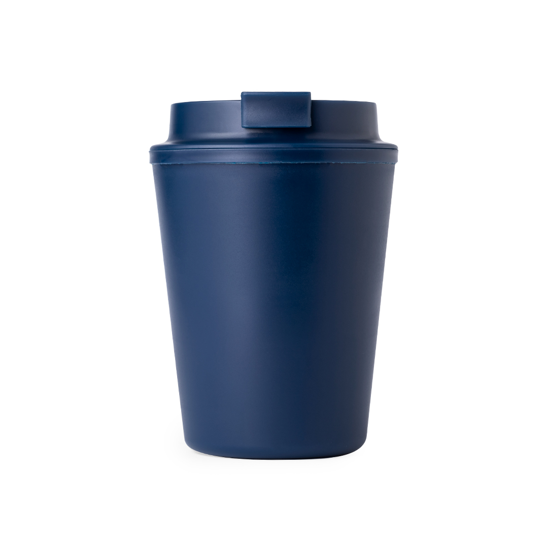Dubbelwandige thermosbeker 300 ml blauw - Afbeelding 5