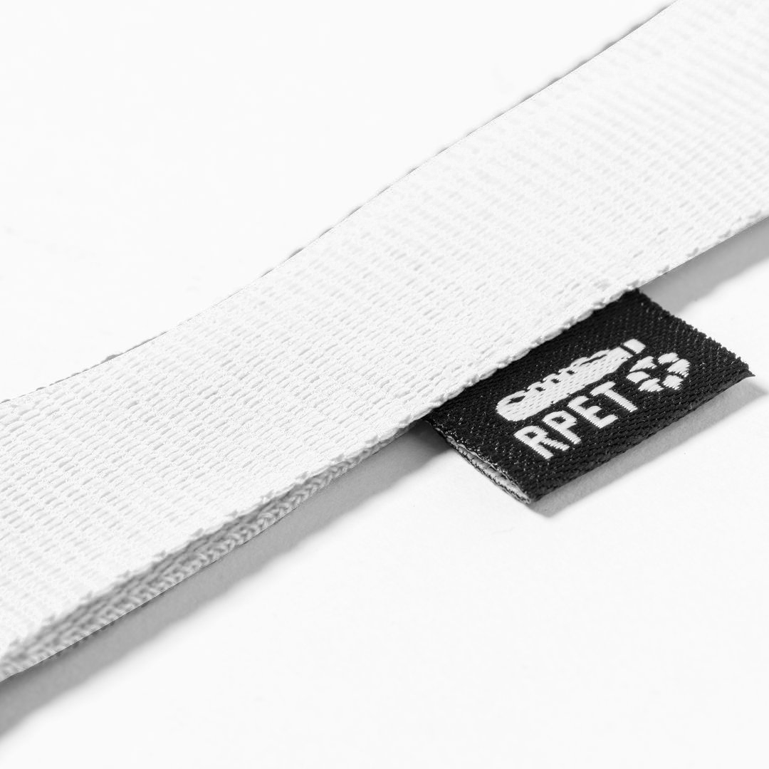 RPET keycord wit - Afbeelding 3