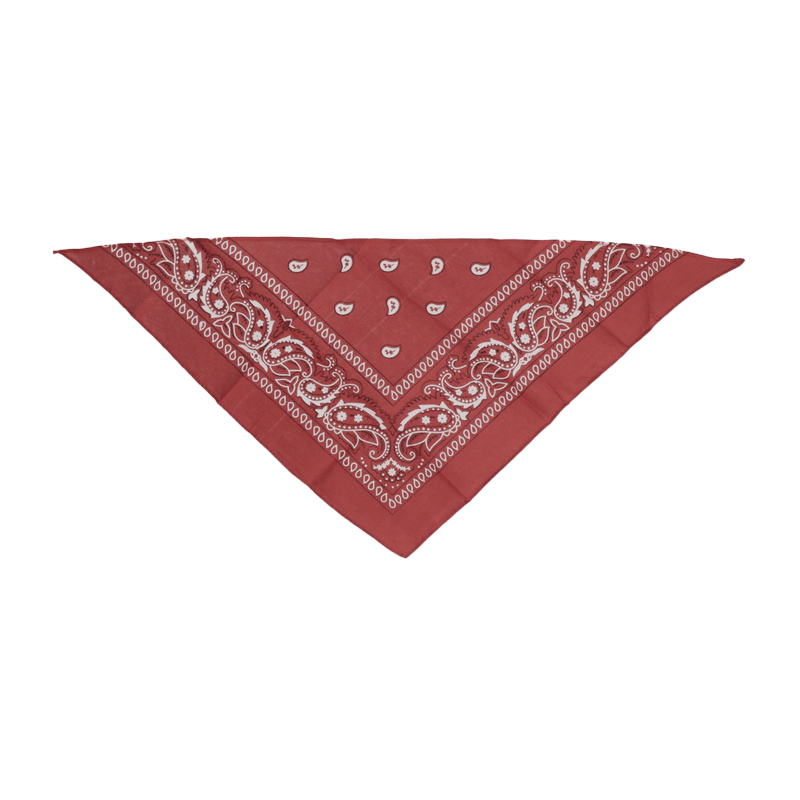 Boeren zakdoek bordeaux rood - Afbeelding 2