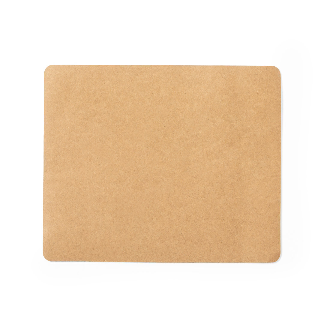 Muismat gerecycled papier antislip bruin/zwart - Afbeelding 3