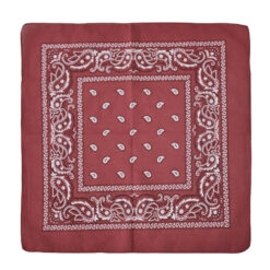 Boeren zakdoek bordeaux rood