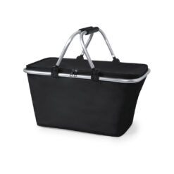 Opvouwbare thermische picknickmand - Koeltas - zwart