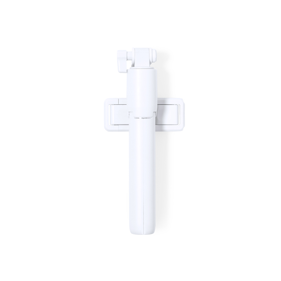 2-in-1 selfiestick en statief wit - Afbeelding 9