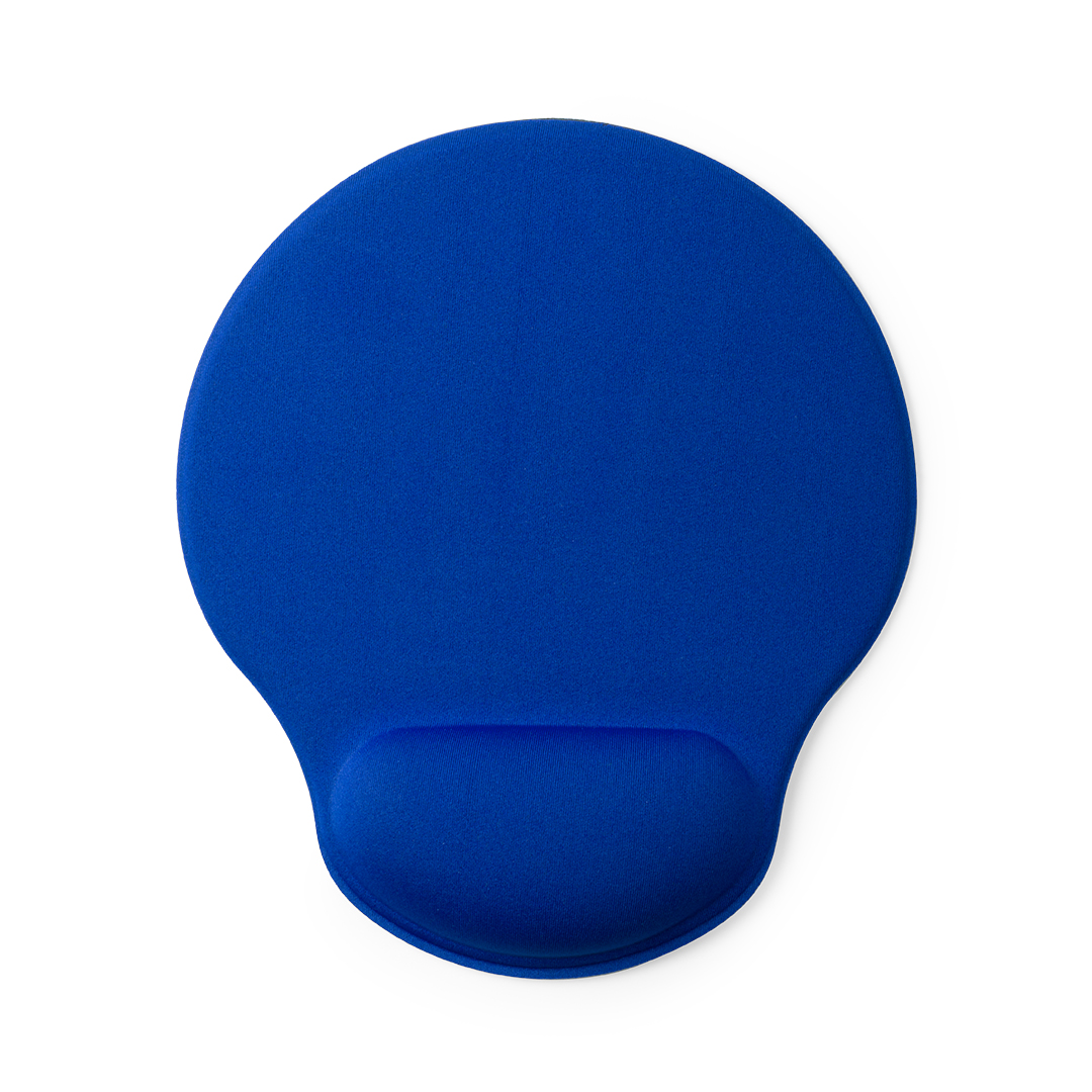 Ergonomische muismat met polssteun blauw