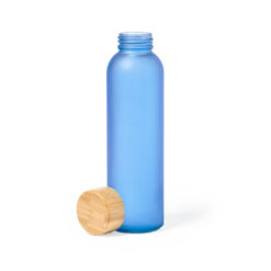 Alternative view of Glazen drinkfles 500 ml blauw