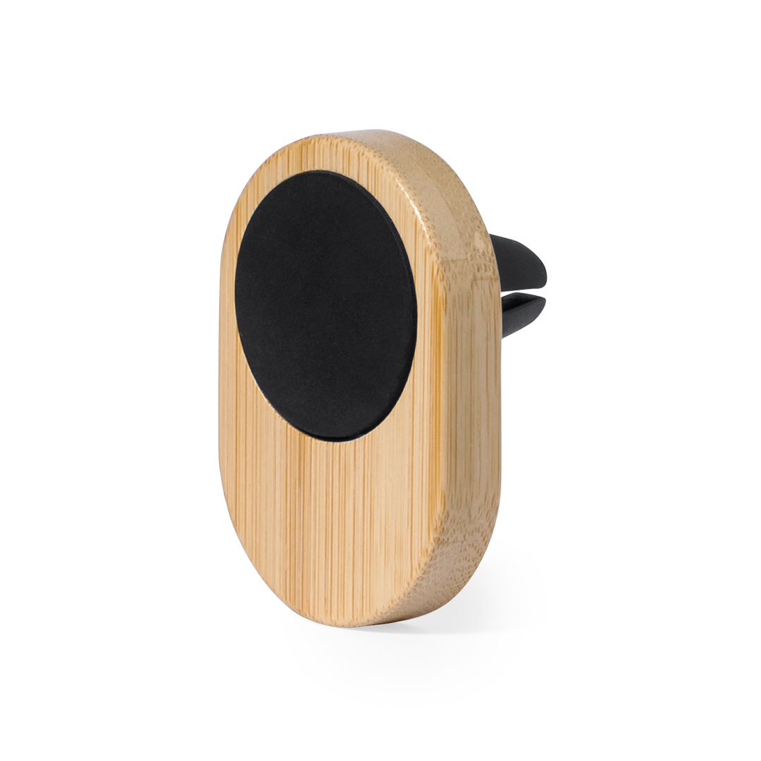 Magnetische auto telefoonhouder bamboe