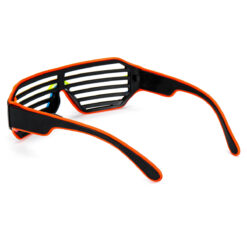 Alternative view of LED shutter bril regenboog
