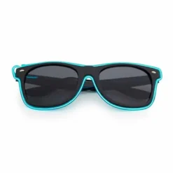 NEON zonnebril zwart - neon groen