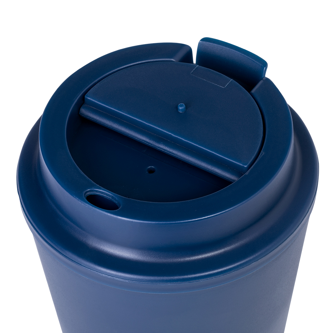 Dubbelwandige thermosbeker 300 ml blauw - Afbeelding 2