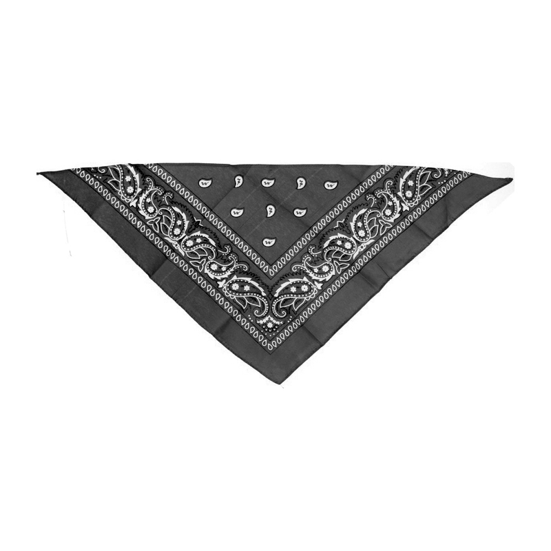 Boeren zakdoek zwart - Afbeelding 2