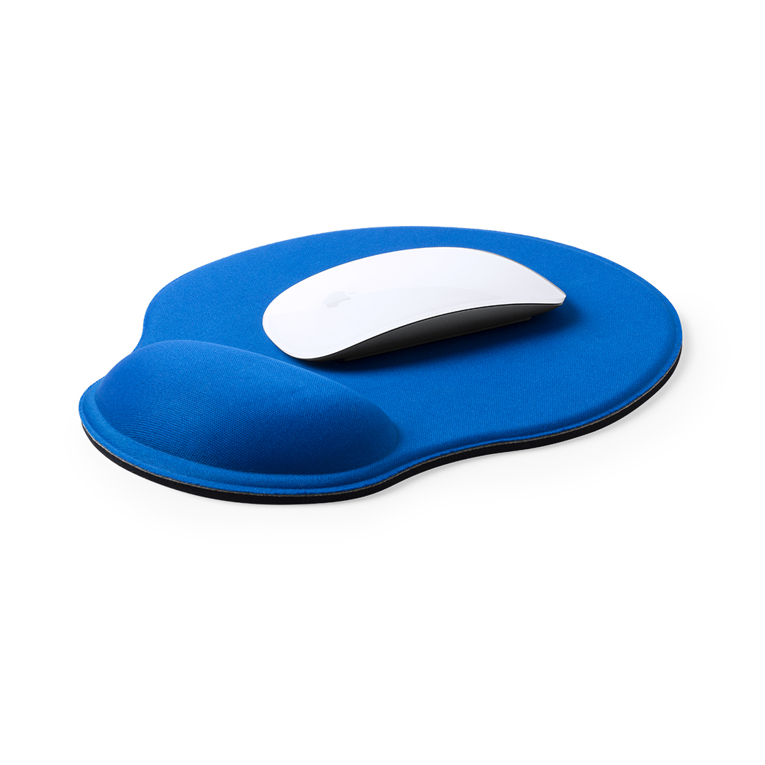 Ergonomische muismat met polssteun blauw - Afbeelding 3