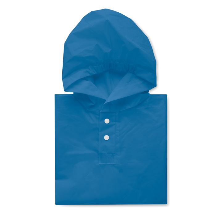 PEVA regenponcho kinderen blauw - 2-5 jaar - Afbeelding 3
