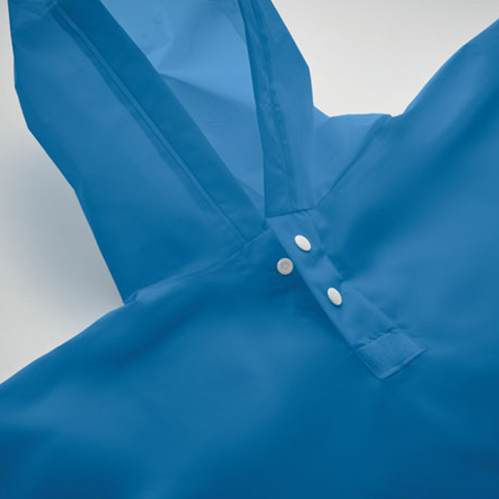 PEVA regenponcho kinderen blauw - 2-5 jaar - Afbeelding 4